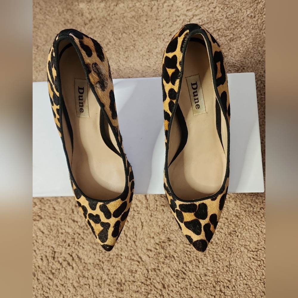 Dune Leopard Print Heels for Women